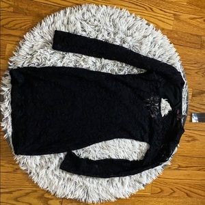 Black long sleeve skin tight dress